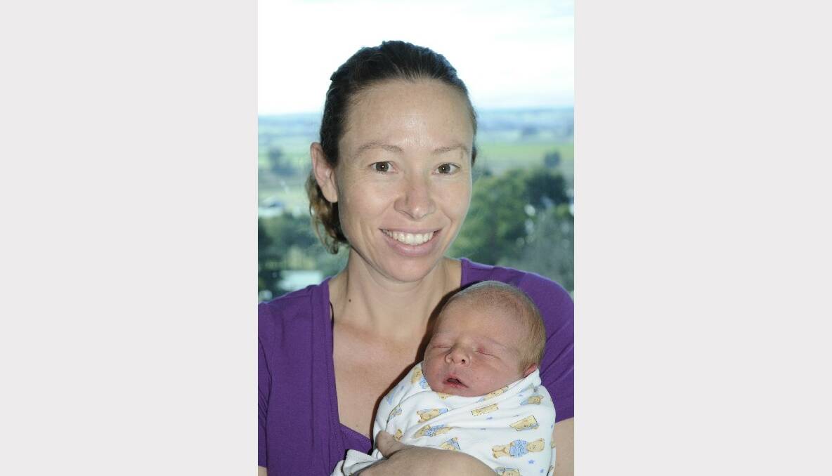 Charlie Andrew were the names chosen for the newborn son of Andrew and Penny Hundy of Mudgee. The precious baby boy arrived on June 15. Photos: CHRIS SEABROOK 061713cbab2