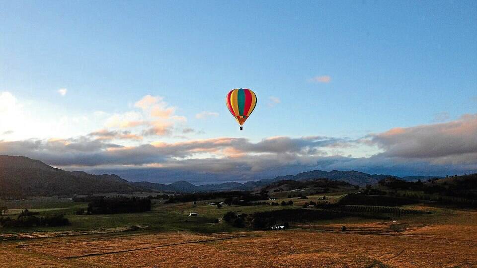 Balloon Aloft high over the horizon. Photo: Lauren Stanford