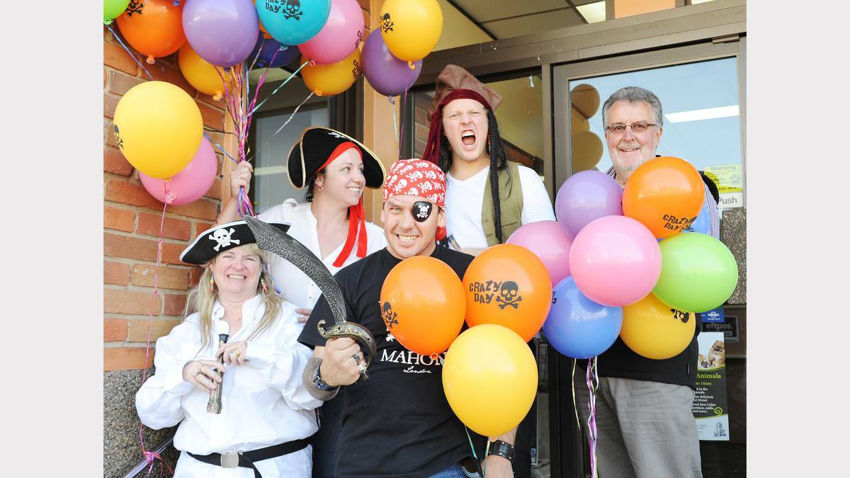 BATHURST: Staff from the Western Advocate office dressed up for crazy day.