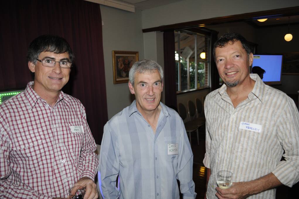 Left, Doug Prior, David Horton & Glenn Meadley.