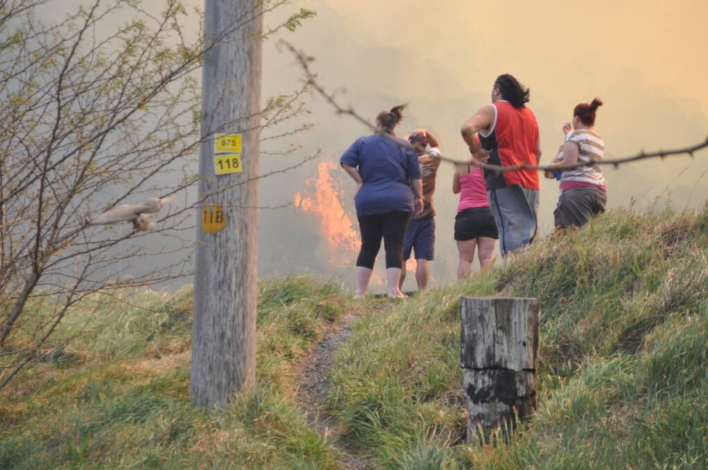 FIRE CRISIS: Over 90 firefighters are still battling the blaze near Lithgow.