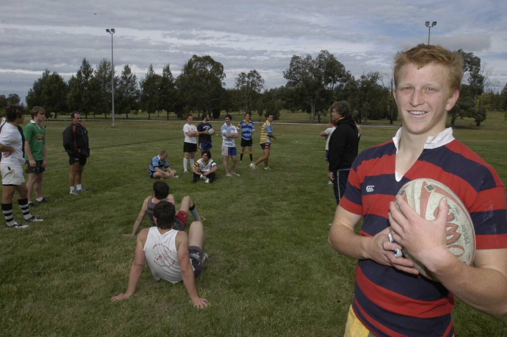 FLASHBACK: Charlie Clifton’s talent for rugby union was evident back in 2008 when he played for All Saints’ College. Now he is representing his country as a member of the Australian Thunderbolts sevens side.