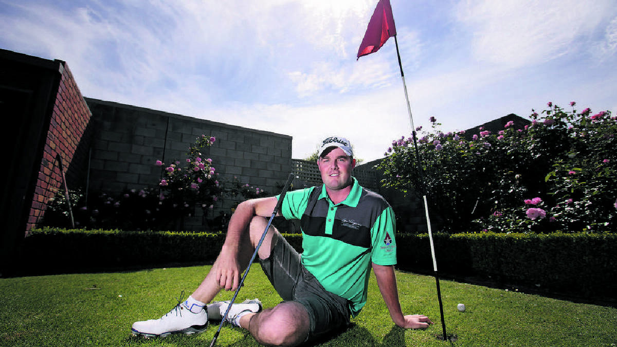 Marc Leishman at his childhood home in Warrnambool.