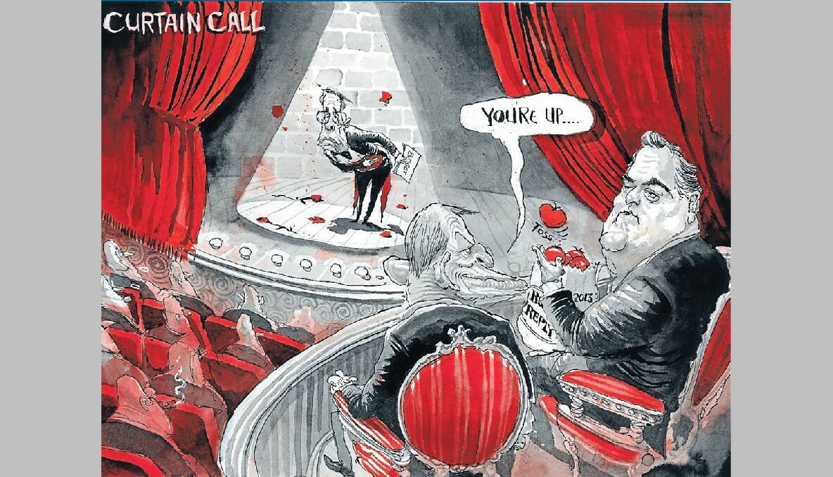 Cartoon from the Australian Financial Review.