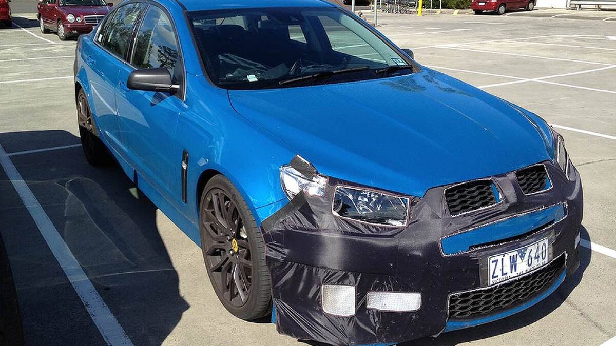 The new VF-Commodore-based HSV ClubSport/Senator Signature spied testing in Melbourne. Source: Picture: Andrew McIntosh