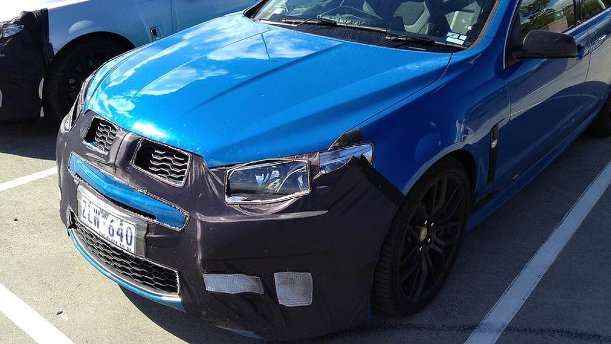 The new VF-Commodore-based HSV ClubSport/Senator Signature spied testing in Melbourne. Source: Picture: Andrew McIntosh