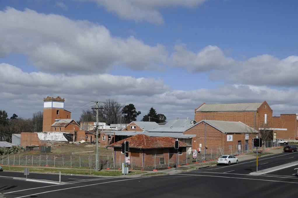 FACELIFT: The rundown Dairy Farmers site at the corner of Howick and Bentinck streets.