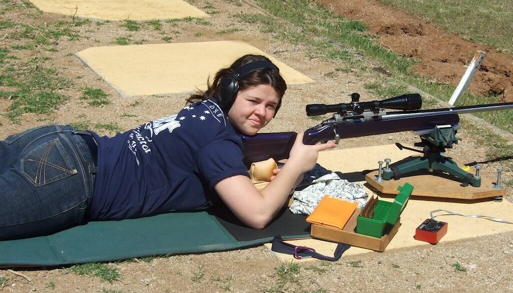 GIRL POWER: Elizabeth Willis became the first female shooter to get her name on a Bathurst Rifle Club trophy late last month, finding success in the CR Kelly Cup.