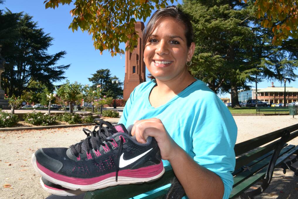 CHALLENGE: Bathurst’s Elise Hull is in training for the New York City Marathon after being selected to join the Indigenous Marathon Project. Photo: BRIAN WOOD  42613elise2