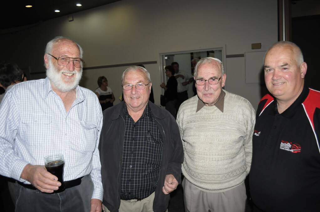 BATHURST LIGHT CAR CLUB: Trevor Seaman, Bruce and Jim Rooke and Stephen Ashelford.
