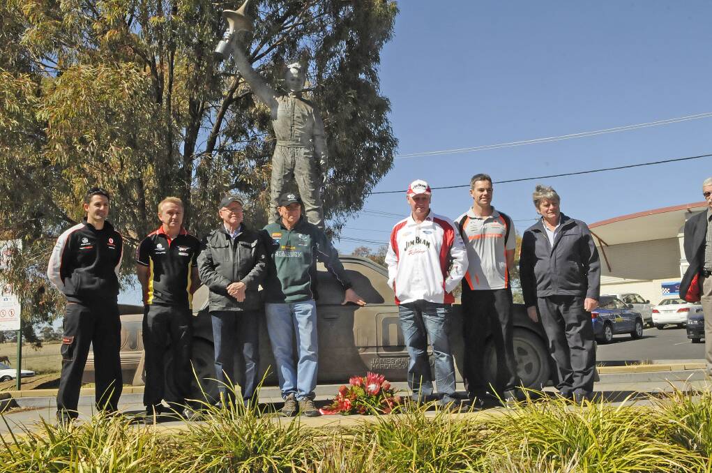 Motor racing legends' tribute to the late Peter Brock