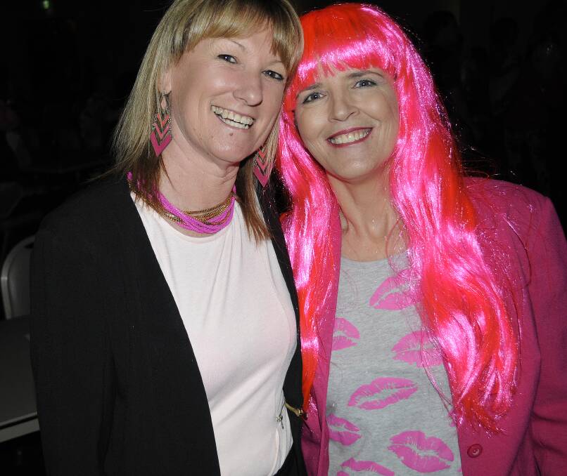 COLOUR MY WORLD: Glenys Charlton and Sue Russell had a fantastic time at the RSL's fundraiser