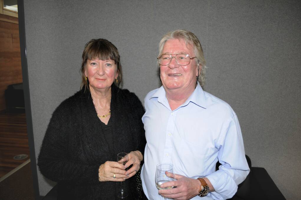 WE WERE THERE: Linda O'Dwyer with Terry Ryan enjoyed fine food and wine at the First Supper.