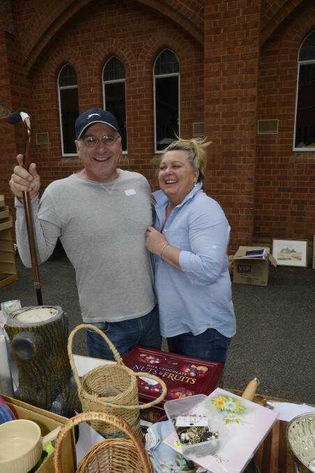 ALL SAINTS' CATHEDRAL SPRING FAIR: Robbie Lee and Tanya Hurst.