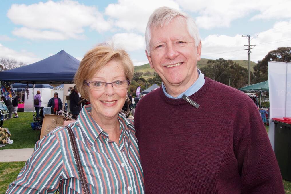 COORDINATOR: Perthville and District Village Fair coordinator Tom Fallon with wife Agnes.