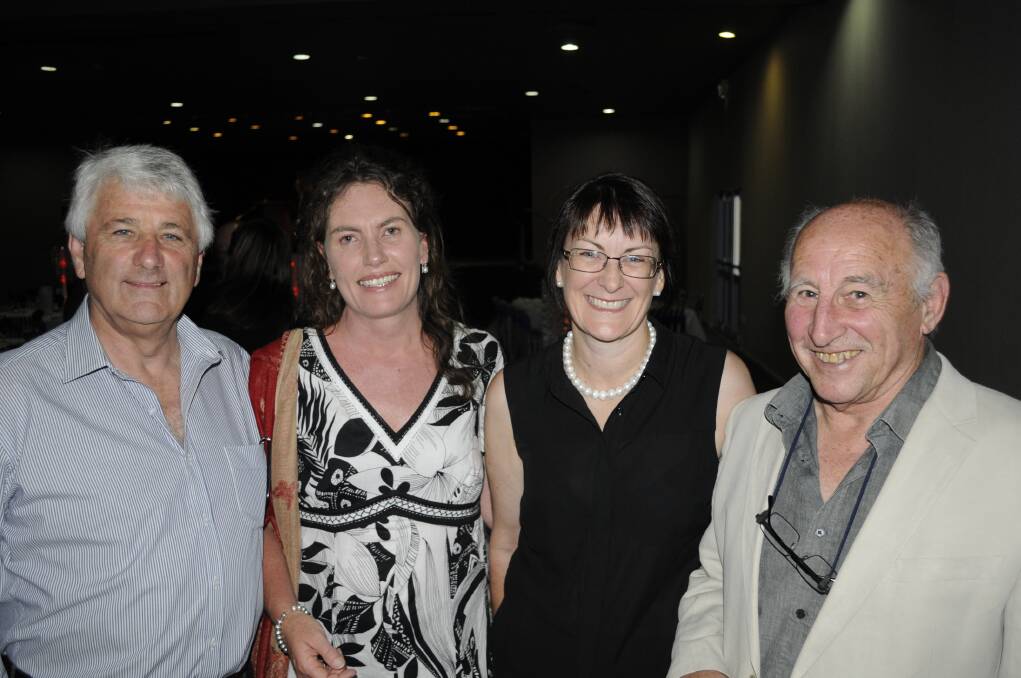 LIGHT ON THE HILL: Ron Fuller, Trish Doyle, Susan Templeman and Don McGregor.