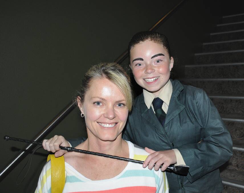 SHOWCASE: MJ Booth with her daughter Xanthe, who performed a character sketch in the grand concert.
