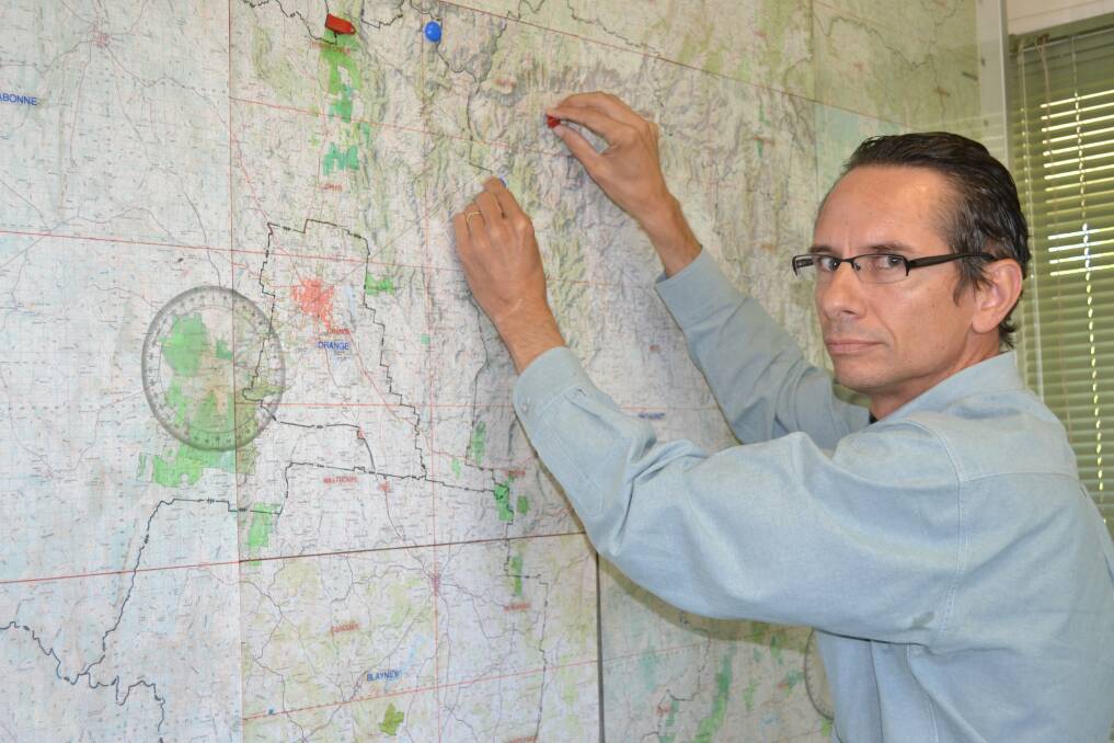 BE PREPARED: Mike Freeman from the Forestry Corporation of NSW surveys the state forest areas that are closed to the public this weekend due to predicted severe fire weather. Photo: BRIAN WOOD 
