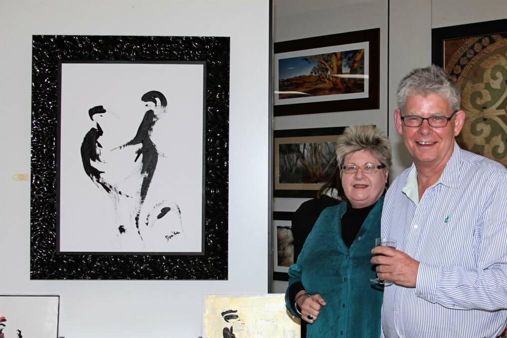FRAME EFFECT GRAND OPENING: Robyn Colley and Alistair Drake.
