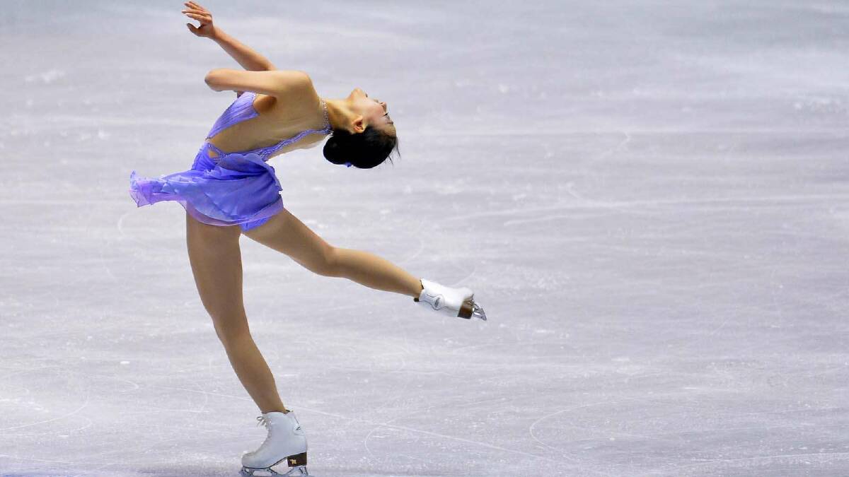 Mao Asada of Japan competes in the women's short program during day one of ISU Grand Prix of Figure Skating 2013/2014 NHK Trophy at Yoyogi National Gymnasium. Picture: Getty Images