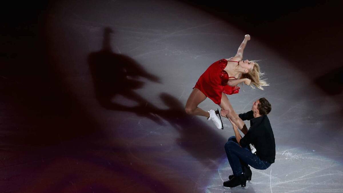 Aliona Savchenko and Robin Szolkowy of Germany perform during Lexus Cup of China ISU Grand Prix of Figure Skating 2013 at Beijing Capital Gymnasium. Picture: Getty Images