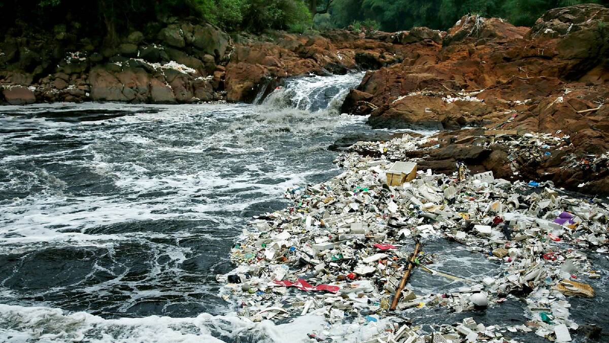 The Citarum River in West Java has been named one of the most polluted places in the world by the New York-based Blacksmith Institute. Picture: Getty Images