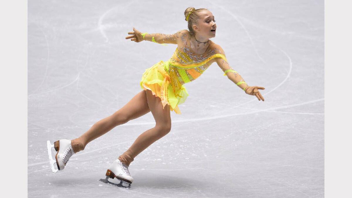 Elena Radionova of Russia competes in the women's short program during day one of ISU Grand Prix of Figure Skating 2013/2014 NHK Trophy at Yoyogi National Gymnasium. Picture: Getty Images