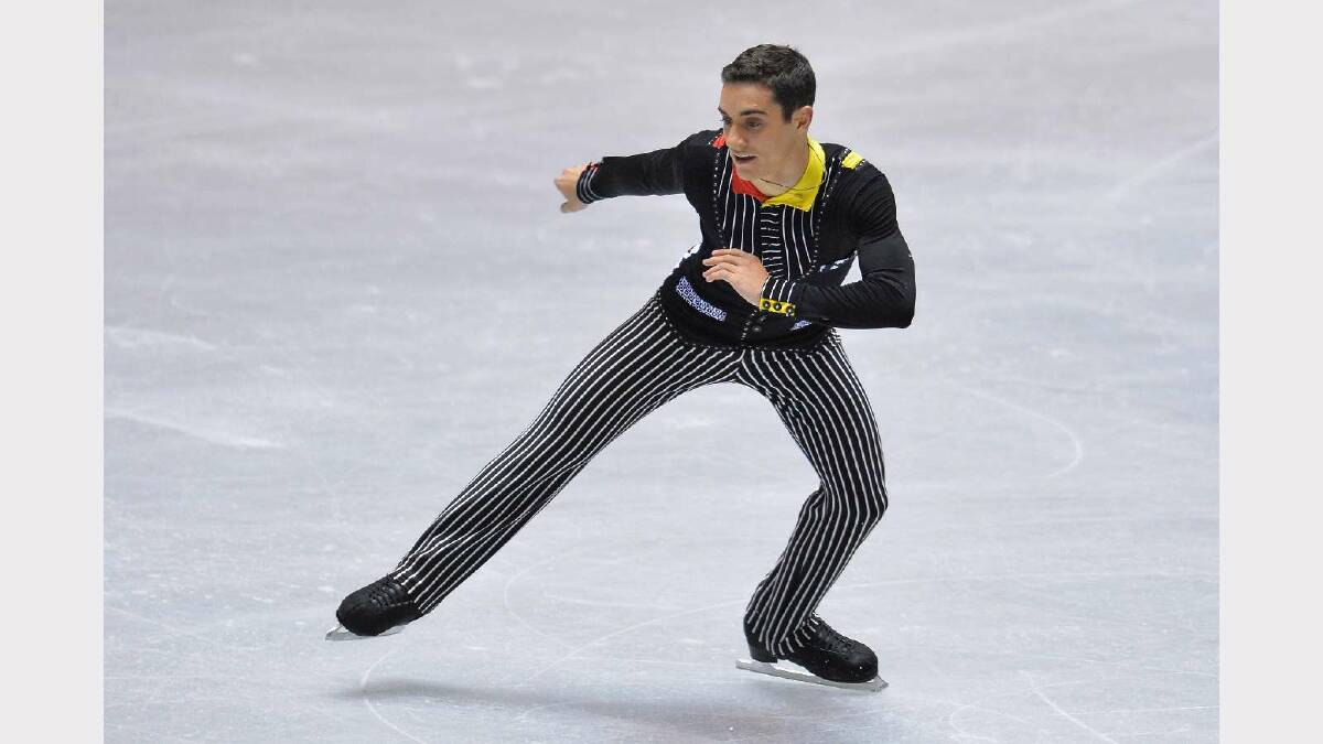 Javier Fernandez of Spain competes in the men's short program during day one of ISU Grand Prix of Figure Skating 2013/2014 NHK Trophy at Yoyogi National Gymnasium. Picture: Getty Images