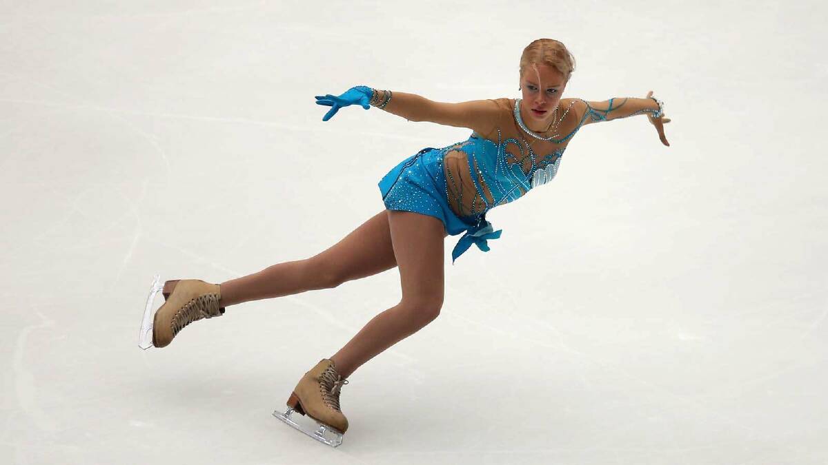 Anna Pogorilaya of Russia skates in the Ladies Free Skating during Lexus Cup of China ISU Grand Prix of Figure Skating 2013 at Beijing Capital Gymnasium. Picture: Getty Images