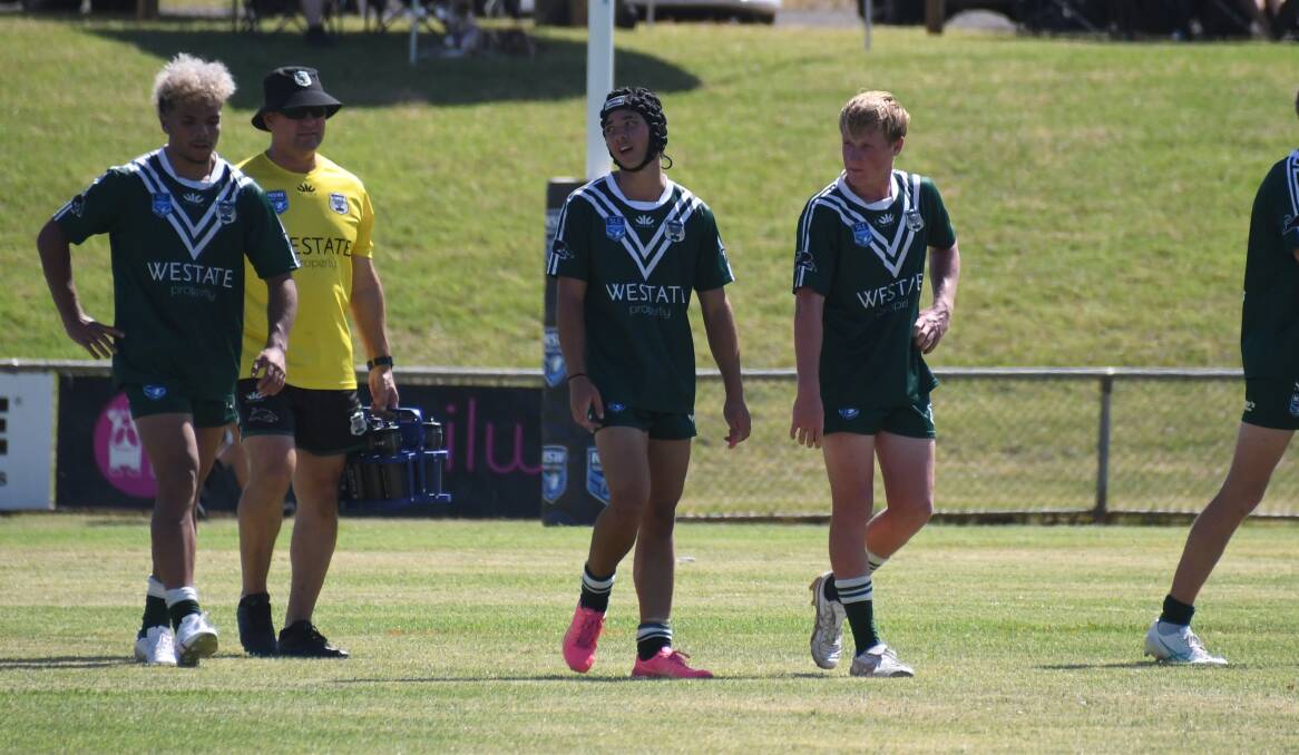 Triston Ross (centre) has been excellent for the Western Rams under 16s. Picture by Tom Barber