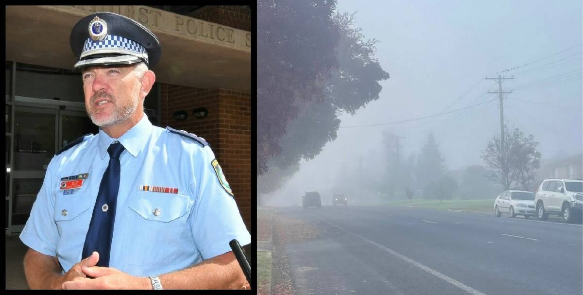 BE CAUTIOUS: Inspector David Abercrombie urges road users to drive to conditions this Winter.