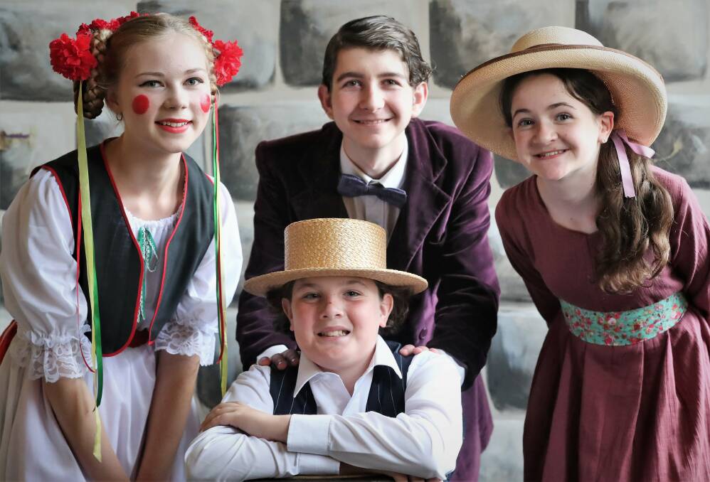 MUSICAL: Kateri Kendricks, Raph Pearce, Evelyne Blencowe and Wilson Chenhall set to perform in Chitty Chitty Bang Bang. Photo: PHIL BLATCH.