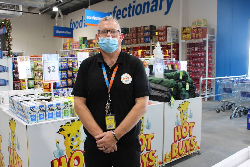 BLACK FRIDAY: Cheap As Chips store manager Jamie Peters pleased with the response they received to the Black Friday sales. Photo: AMY REES.