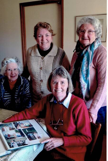 MEMBERS: Beryl Rutherford, Cheryl Rutherford, Lyn Haley and Sybil Parker organising the sesquicentenary celebrations. Photo: PROVIDED.