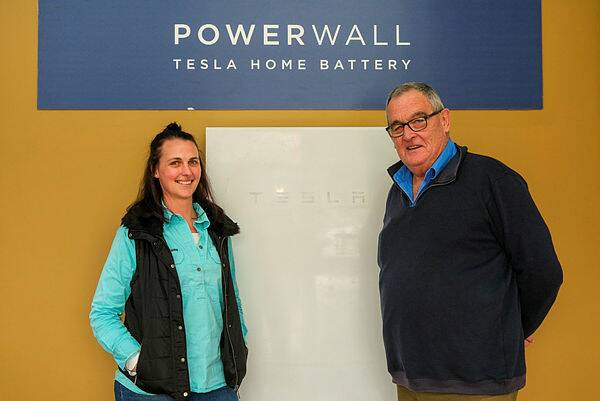 Panorama Solar manager Ellie Deroober and owner Tony Campbell helping Bathurst reduce their energy bills. Picture by James Arrow