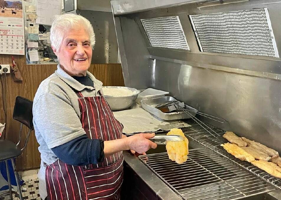 Mrs Aspros approaching 50 years in business. Picture: Amy Rees