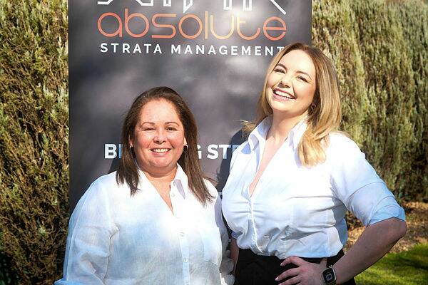 Cassandra O'Connor and Ashleigh Smith excited to bring Absolute Strata Management to Bathurst. Picture by James Arrow 