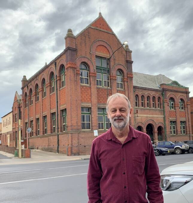 FAMILY ROOTS: Peter Henessy visited Bathurst earlier in the year to reconnect with his family history. Photo: SARAH SWIFT.