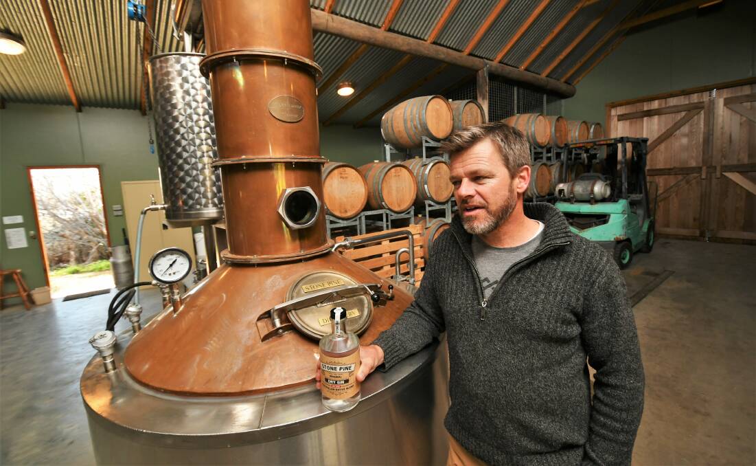 LOCAL GIFT IDEAS: Stone Pine Distillery's Ian Glen thinks the Buy Regional initiative is a great idea for regional businesses. Photo: CHRIS SEBROOK.