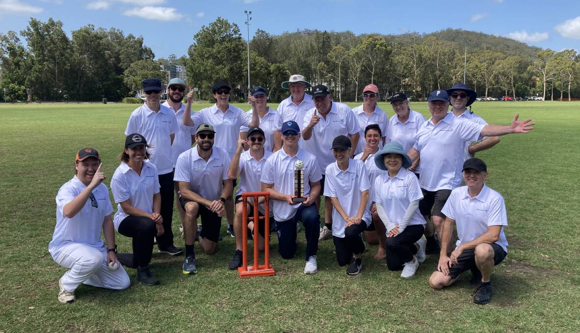 Social Futures' blind cricket community challenge in Gosford in December 2023. Picture supplied