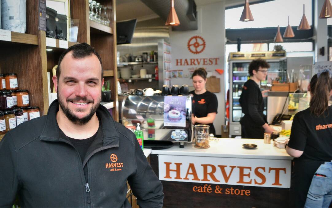 Harvest Café & Store owner Chris Ringrose excited to be part of the 2022 Western NSW Business Awards. Picture: Chris Seabrook