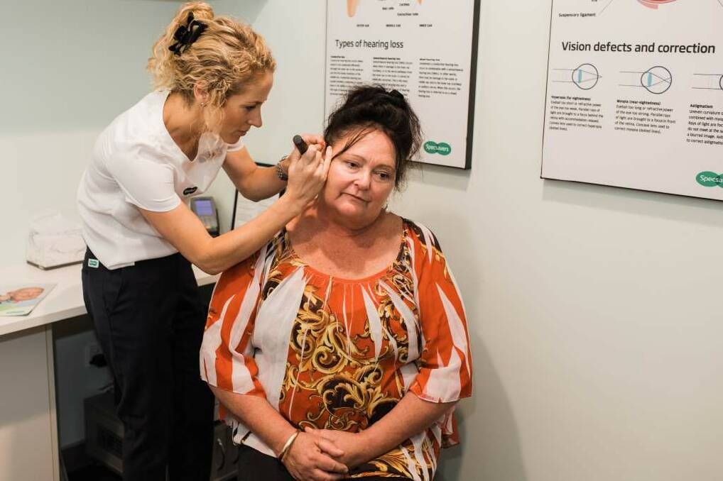 Specsavers offers free 15-minute hearing checks. Picture: Supplied