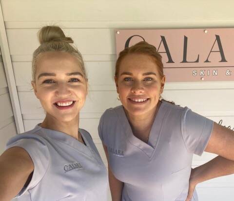 EXCITED TO BE BACK: Calare Skin & Beauty owners Charlotte Jeffery and Natalie Hodges excited to see their clients again. Photo: SUPPLIED.