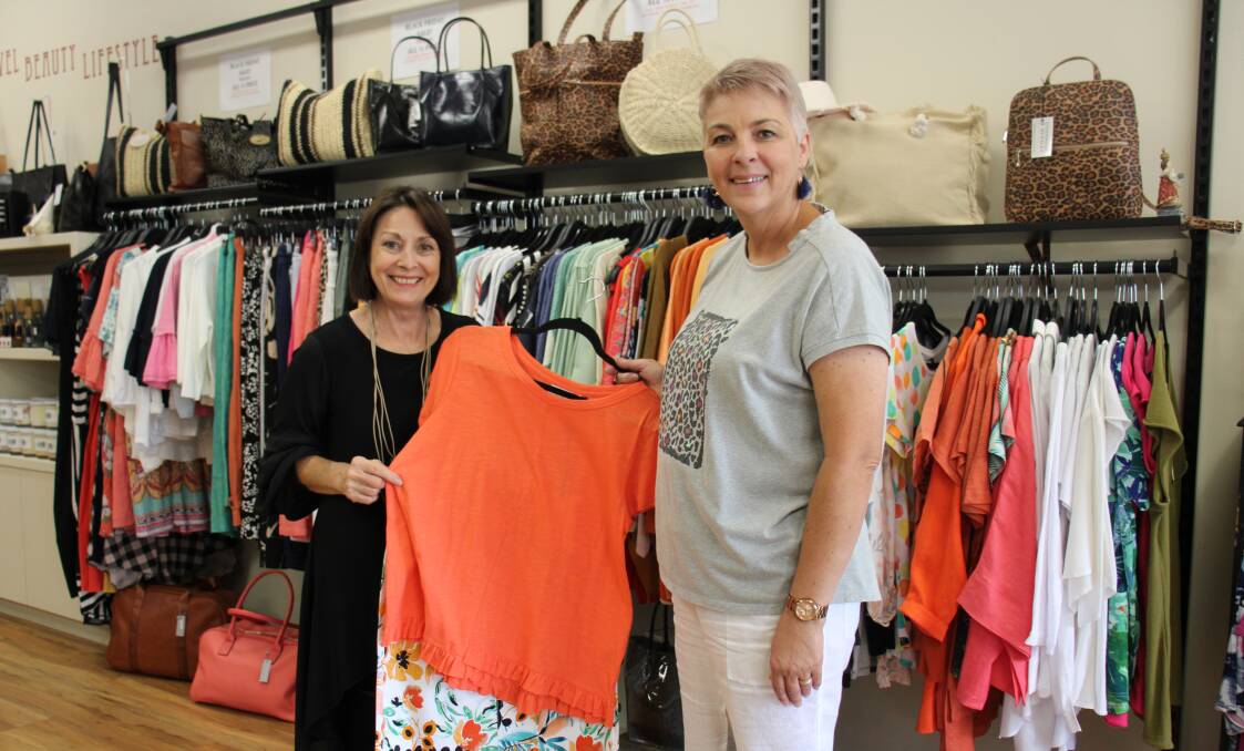 SALES ALERT: Red Chair Boutique owner Robyn Robertson and Mel Kirkham are looking forward a week-long Black Friday sale period. Photo: AMY REES