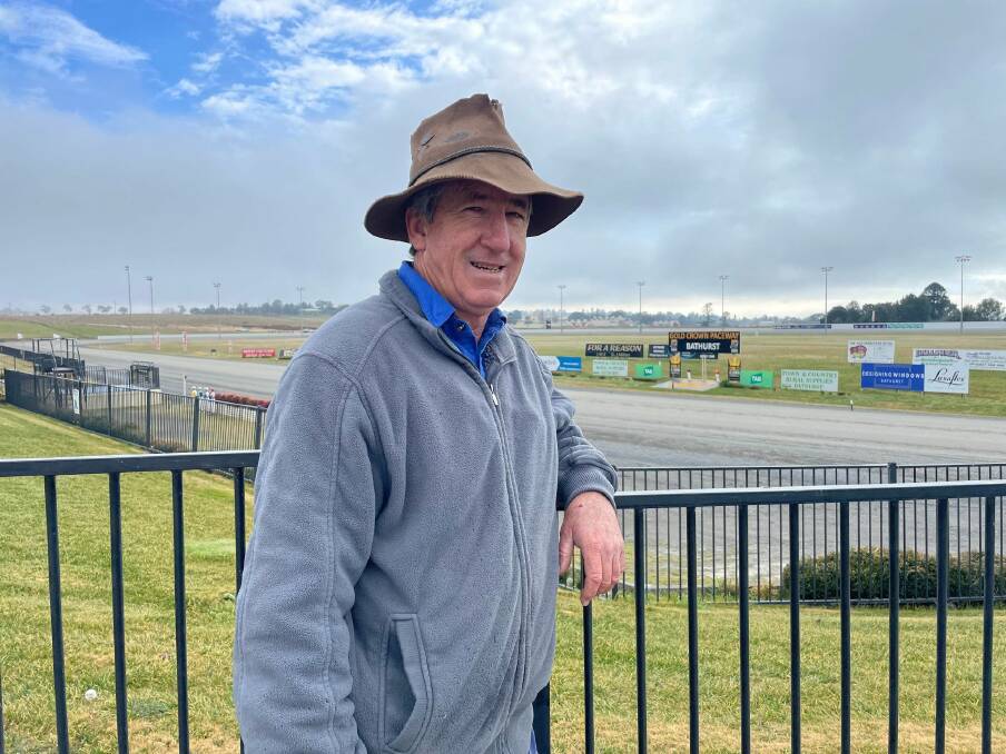 Tony Hagney is enjoying his final weeks before retirement at the Bathurst Harness Racing Club. Picture: Amy Rees