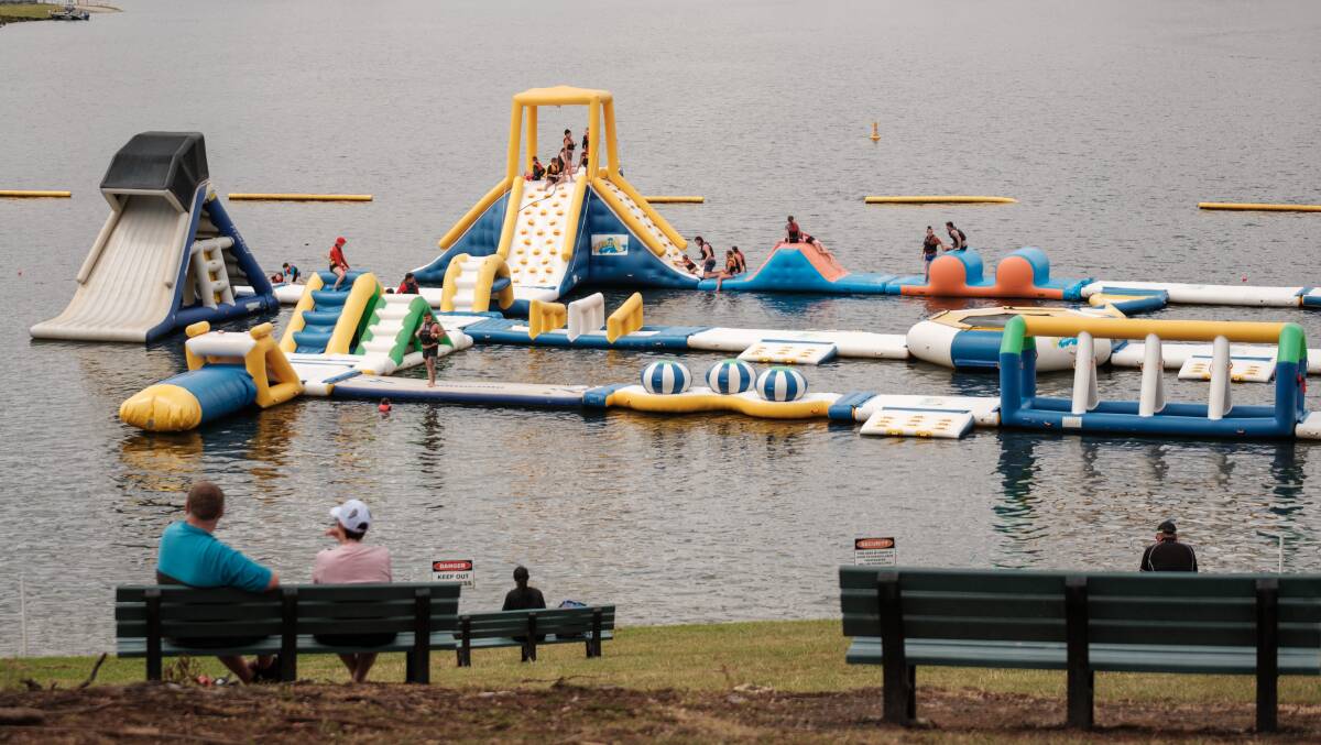 Everyone enjoyed the last day of the Bathurst Aqua Park for the 2023/24 season on February 11. Picture by James Arrow