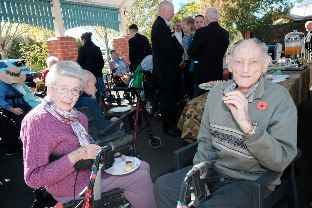 Early Anzac Day service at Macquarie Care Centre Bathurst on April 23, 2024.
