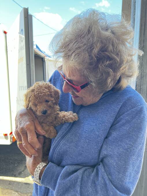 Jeanette Norris with Miss Truffle. Picture supplied