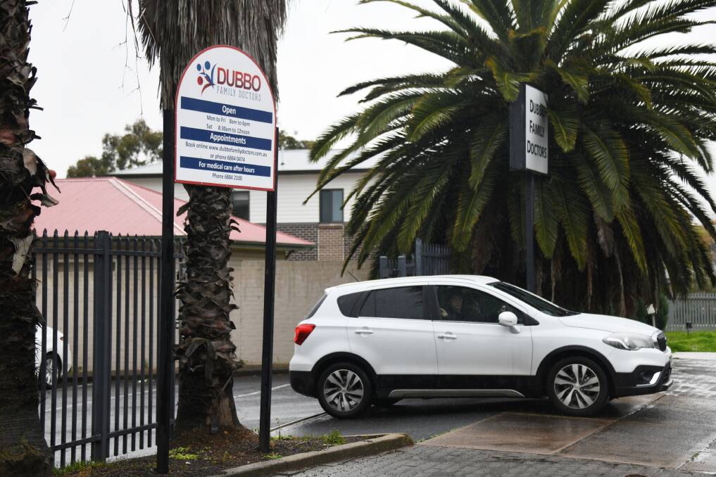 A patient drives out of the Dubbo Family Doctors premises on Boundary Road on Friday, one of the clinics in the Dubbo-Orana region struggling to keep up with the high demand for GP. Picture: Amy McIntyre