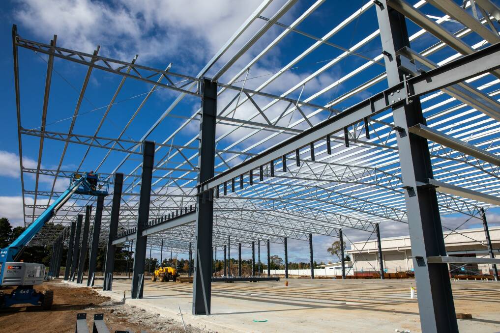 Generally speaking, structural steel is more preferable for larger size buildings. Picture supplied